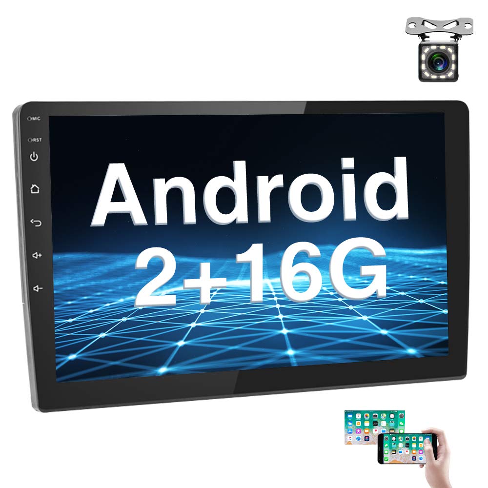 [2G+16G] Hikity 10.1 Inch Android Car Stereo with GPS Double Din Car