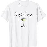 Tini Time Martini Womens Graphic T-Shirt