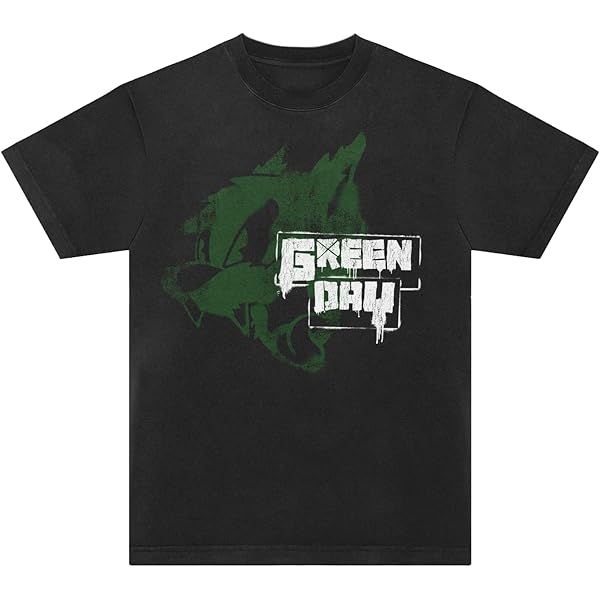 Amazon.com: Green Day Revolution Radio Portrait T-Shirt, Black, 3X