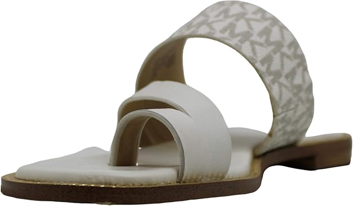 pratt logo and leather sandal