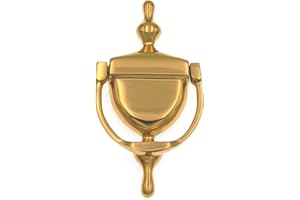 WARWICK HARDWARE INC Warwick Classic Traditional Standard 6" Door Knocker Polished Brass DA3002PB