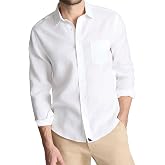 UNTUCKit Long Sleeve Wrinkle Resistant Linen Shirt for Men