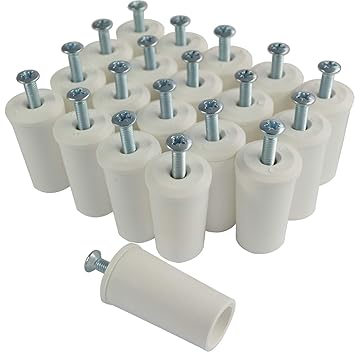 20 Stück (10 Paar) Anschlagstopper Anschlagstopfen für den Rollladen in Weiß