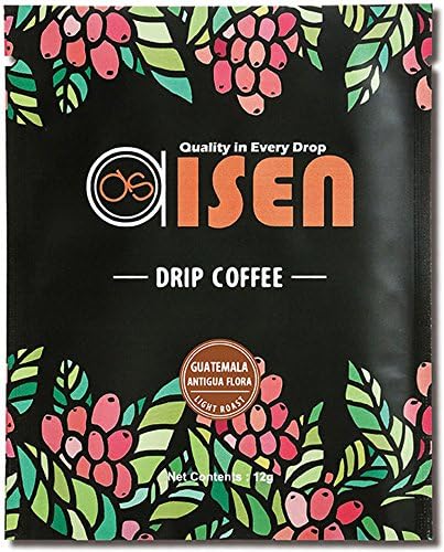 Guatemala Antigua Flora, Single Serve Drip Bag Coffee, 8 Count