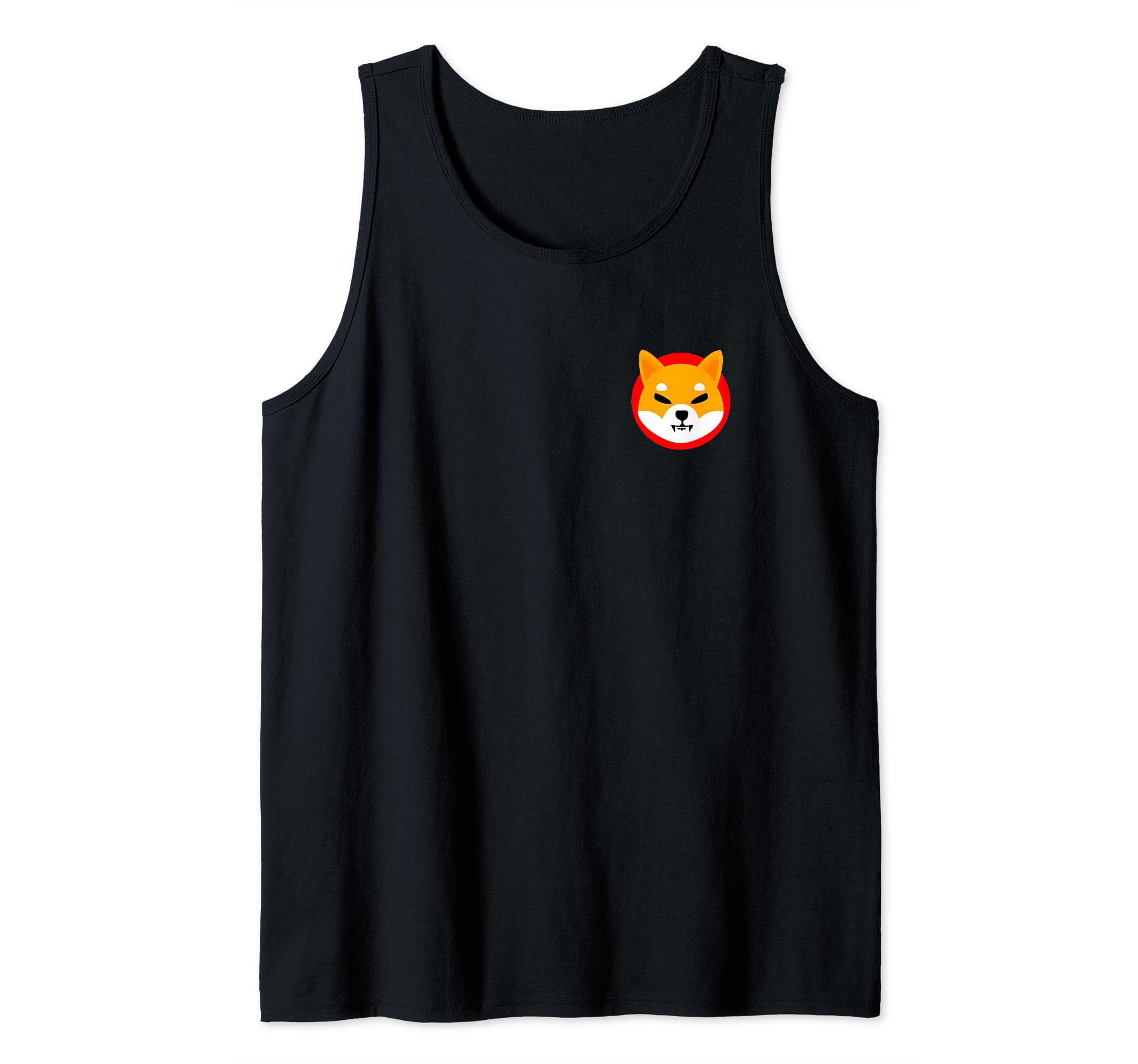 Shiba Inu Logo Pocket Digital Currency Coin Blockchain Lover Tank Top