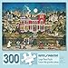 Bits and Pieces - 300 Large Piece Jigsaw Puzzle for Adults - Halloween Mayhem, Halloween - by Artist Bonnie White - 300 pc Jigsaw