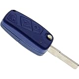 Guscio Chiave Telecomando Per Fiat Panda, Punto, Ducato - Cover Blu Con 3 Tasti, Senza Elettronica - Foto 4