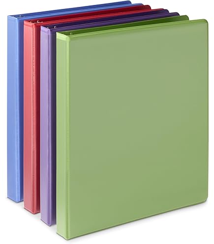 Lightweight Organization Binders Avery Economy View 3 Ring Binder, 1.5" Round Rings, 1 White Binder 05726 12 Pack A2 14570906 1/2 Binder - View #2