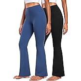 CADMUS Bootcut Yoga Pants for Women Wide Leg High Waist Tummy Control Workout Leggings
