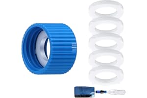 Universals 28mm Water Purifiers Couplers Compatibility with Bottles Includes 10 Replacement Sealing for Camping Portables Wat