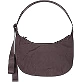 Medium Nylon Crossbody Crescent Bag: Slouchy Style Shoulder Casual with Adjustable Strap