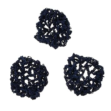 Amazon Com Mopolis 3x Women Plain Bun Cover Snood Hair Net