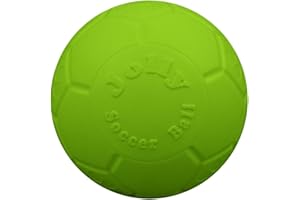 Jolly Pets Large Jolly Soccer Ball Floating-Bouncing Dog Toy; 8" Green Apple