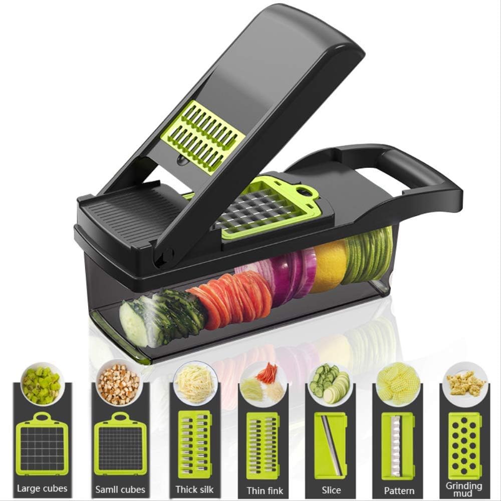 Vegetable Shredder, Dicing Machine, Shredder, Onion Shredder, Manual Mandolin Fruit Potato Peeler A