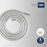 GROHE VitalioFlex Shower Hose 2m Silver TwistStop Chrome view 2