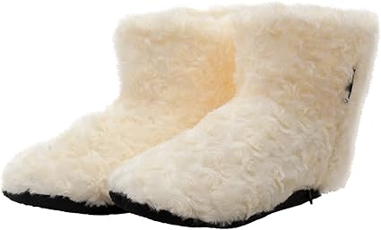 cream slipper boots