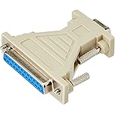 StarTech.com DB9 to DB25 Serial Cable Adapter - F/F - Serial adapter - DB-9 (F) to DB-25 (F) - AT925FF, Beige, 1 Count (Pack 