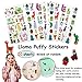 foci cozi Llama Party Favors Supplies - Llama Bracelet Ring Necklace Keychains Hair Clips Puffy Sticker Gift Bag Alpaca Toys Gift for Kids Birthday School Prizes Rewards(60 pcs)