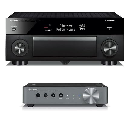 Yamaha RX-A1070 Network AV Receiver with WXA-50 MusicCast Wireless Streaming Amplifier