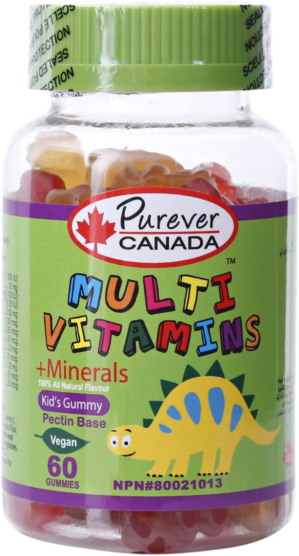 Purever Kids Gummy Multi Vitamins Pectin 60's Amazon.ae