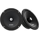 ORION Cobalt CSH65 6.5" Slim Shallow-Mount Mid-Range Speakers, 800W Pair | 200W RMS, 4-Ohm Impedance, Space-Saving Slim Design, High-Output Performance