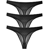 Dimgut Men's Seamless Briefs Breathable Transparent Ultra-thin Underwear Sexy Bikini
