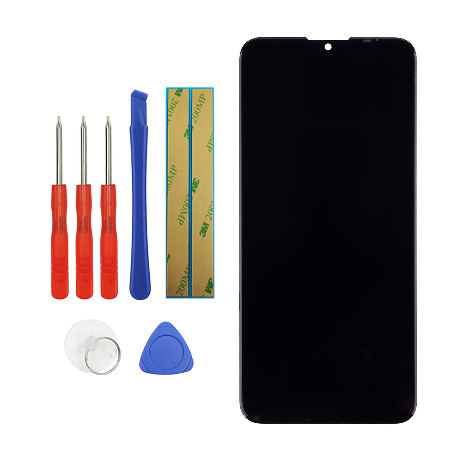 Vvsialeek AMOLED Display Compatible with Moto G9 Play LCD Touch Screen with Toolkit