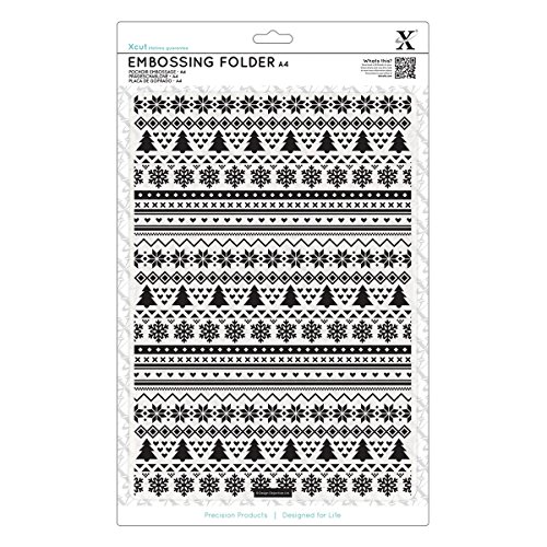 docraftsFairisle Pattern A4 Embossing Folder