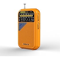 XHDATA D219 Rádio portátil AM FM de ondas curtas operado por