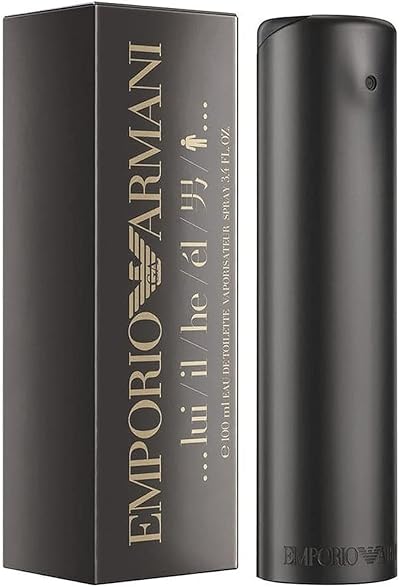 Emporio Armani He Eau de Toilette 100ml Mens Fragrance Armani Beauty