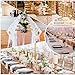 B-COOL Choose Your Sizes Rose Gold Sequin Table Runner Overlay Sparkly Glitz Sequined Table Linen 14 by80