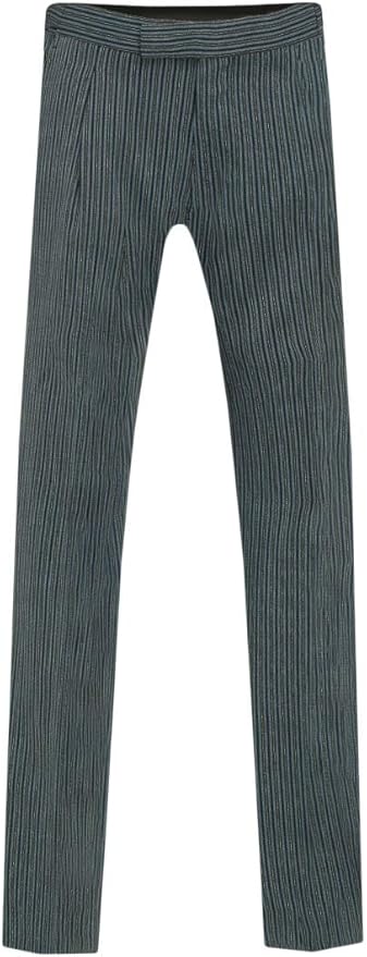 mens grey trousers with black stripe