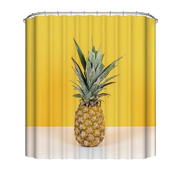 Ananas Shower Curtains Aus Stoff Lang Gross Grosse Grossen