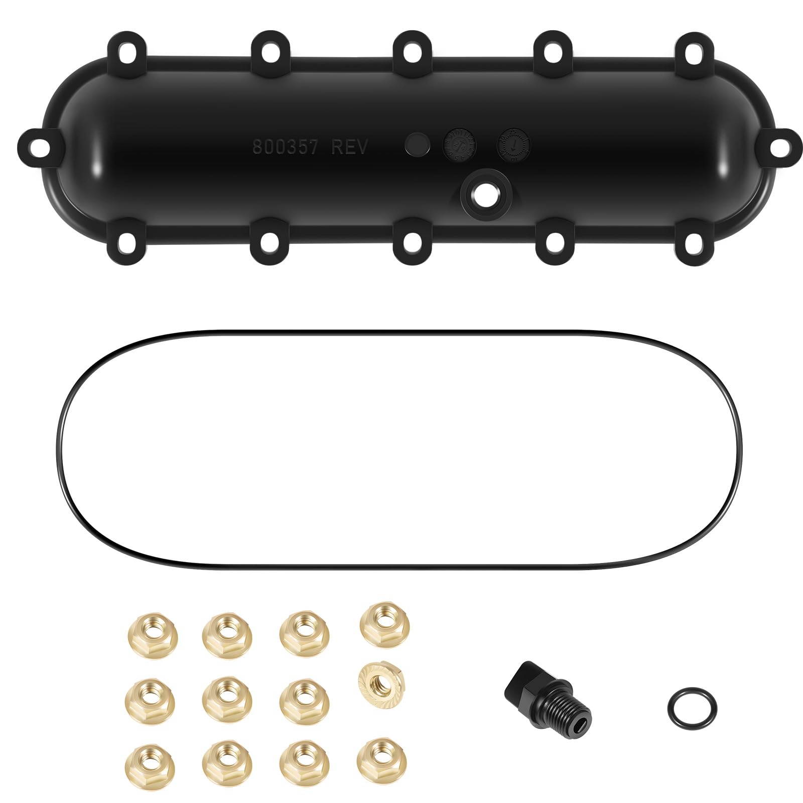 Photo 1 of Raypak Return Header Kit - Genuine Fit for Raypak 206A-407A Pool & Spa Heaters | Complete Set with Seal & Flange Nut | Durable, Easy Installation | Compatible with Raypak Models 266A, 336A, 406A