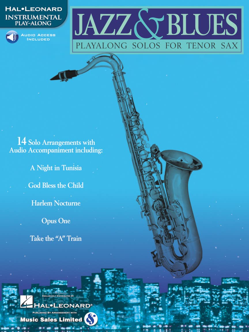 Jazz & Blues. Tenor Saxophone. Includes Audio Online