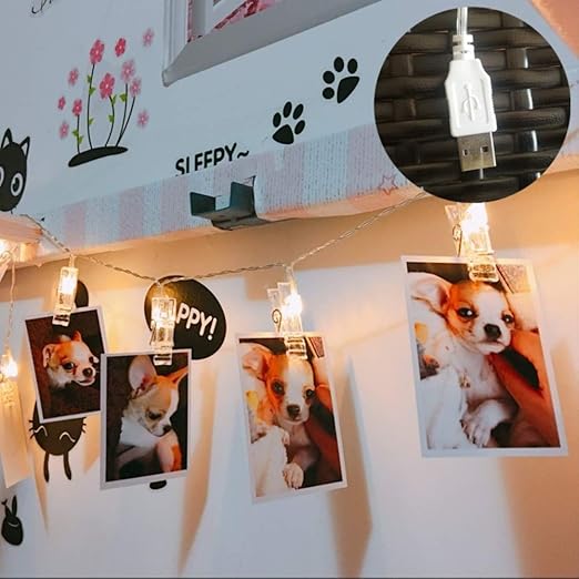 Led - Fotowand Clip Kleine Laterne Lichterketten Sofort Das Besondere