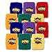 Gift Boutique 50 Pack Superhero Kids Party Favors Supplies for 12 Boys or Girls 12 Superhero Wristbands 12 Superhero Mini Notebooks 12 Superhero Disc Shooters Superhero Sticker Roll Classroom Reward
