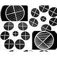 Black Carbon Fiber - Compatible with BMW - Stickers Overlay Vinyl Decal for All Emblems Caps Logos Roundels Badges