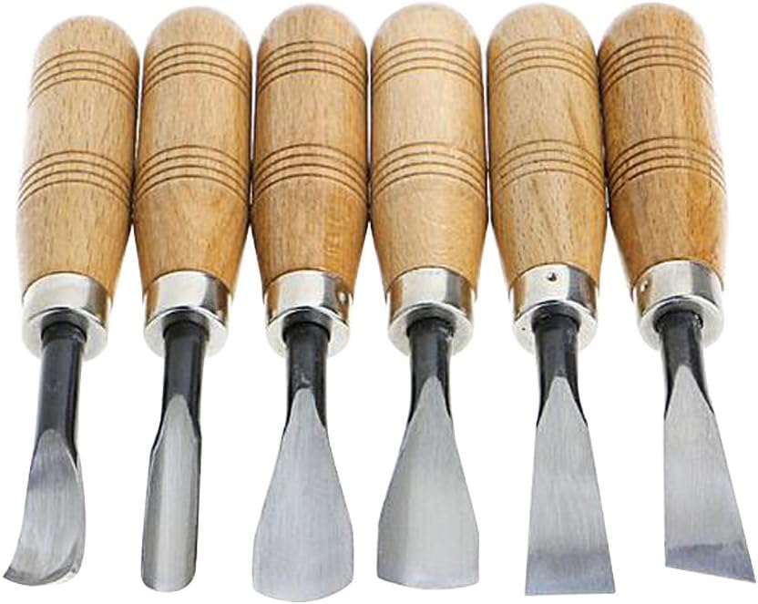 Wood Working Tool Hand Chisel Set 6 