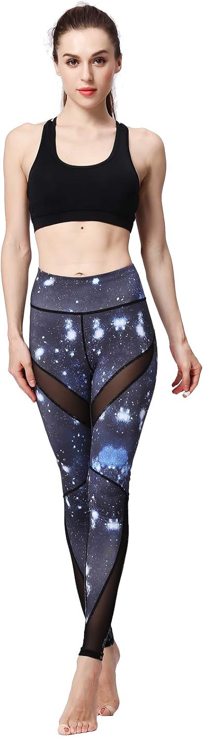 MTSCE Yoga Pants Yoga Capris Printed 