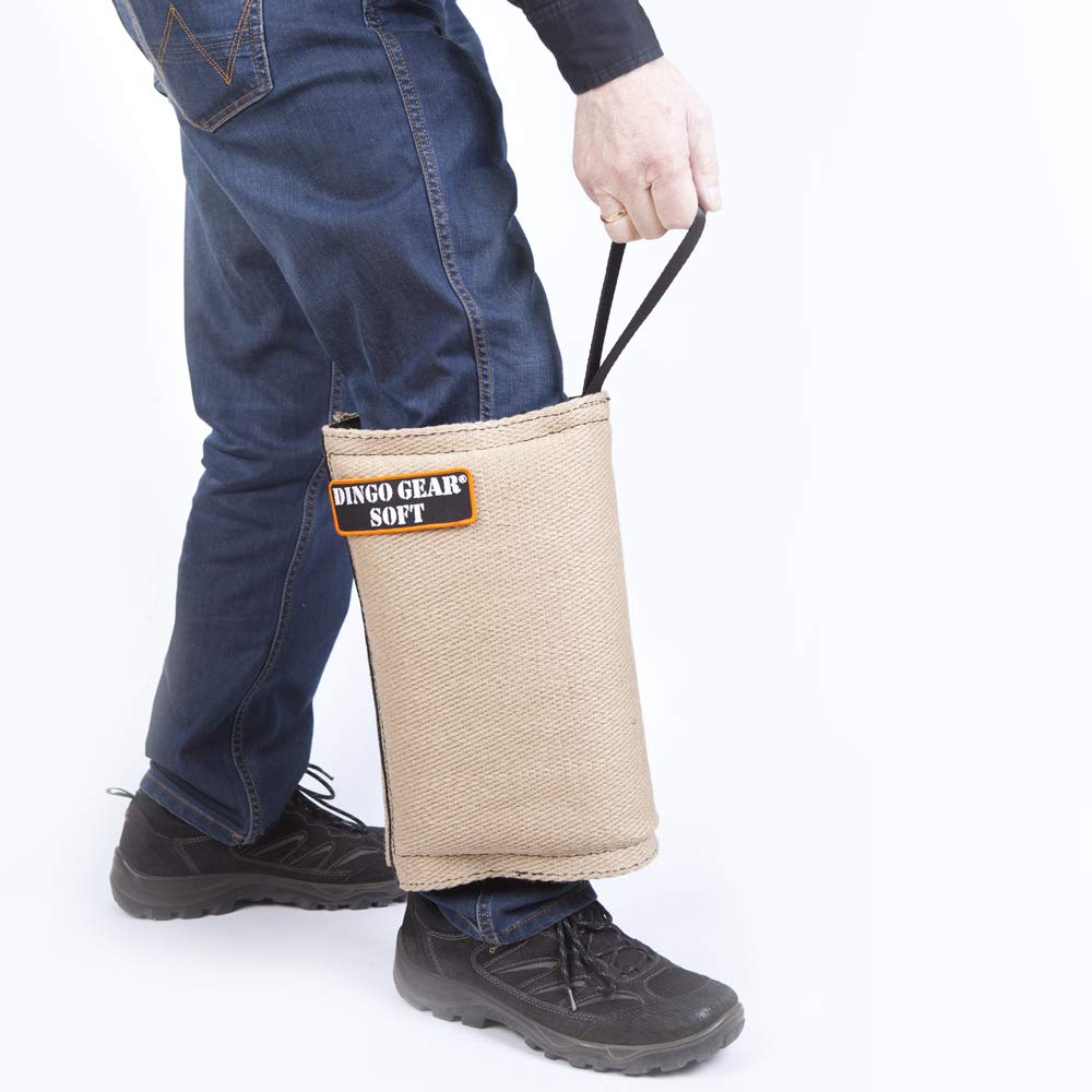 DINGO GEAR Short Bite Sleeve for Leg Bite Training Soft Handmade of Jute S01983