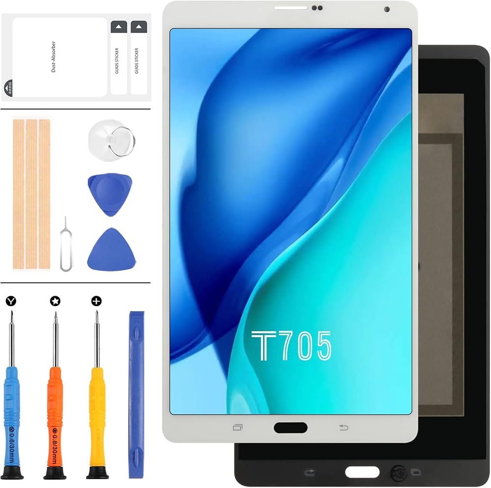 LADYSON White LCD Display Touch Screen Digitizer Assembly for Samsung Galaxy