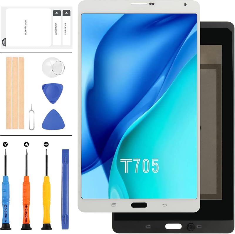 LADYSON White LCD Display Touch Screen Digitizer Assembly for Samsung Galaxy