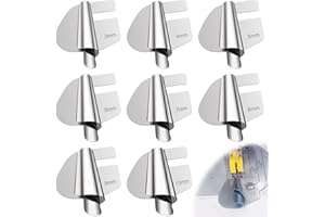 RAPUDA Sewing Rolled Hemmer Foot，8Pcs 3/4/5/6/7/8/9/10mm Sizes Wide Rolled Hem Presser Foot,Precision Edge Stitcher for Sewing Machine,Universal Sewing Accessories and Tools