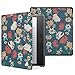 MoKo Case for All-New Kindle Oasis (9th Generation, 2017 Release) - Premium Ultra Lightweight Shell Cover with Auto Wake / Sleep for Amazon Kindle Oasis E-reader Case, Beautiful Flowers