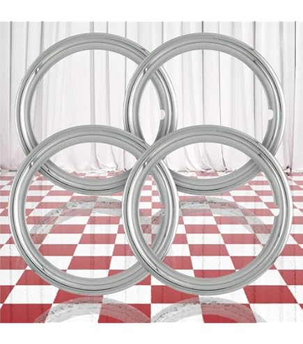 Amazon.com: Set of 4 Chrome Plated ABS Plastic 13