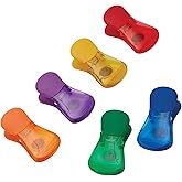 Farberware 6-Piece Assorted Colors Wide Bag Clips Set