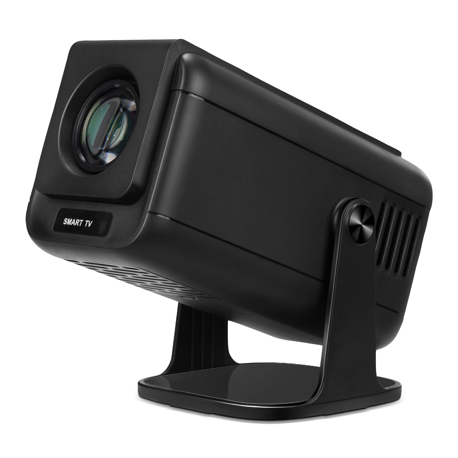Photo 1 of Mini Projector, V1 Portable Projector, Native 1920*1080P Support 4K Parse with Dual-Band WIFI6 5G Wireless 5.0 Bluetooth Android 13, 600ANSI, 270° Rotatable, Auto Keystone Correction Video Projector