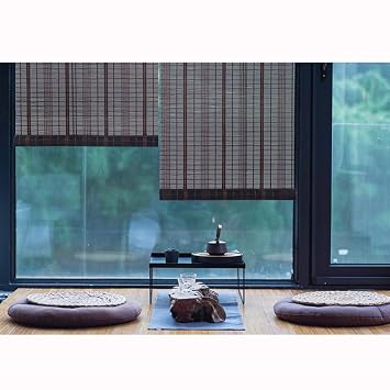 Amazon De Lja Outdoor Bambus Vorhang Rollos Indoor Outdoor