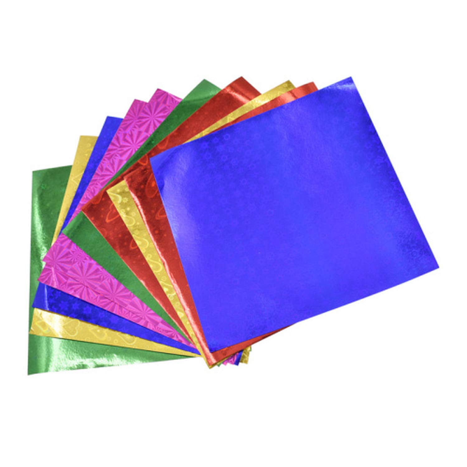 Amazoncom Hjcfa 10 Sheets Laser Colored Origami Paper